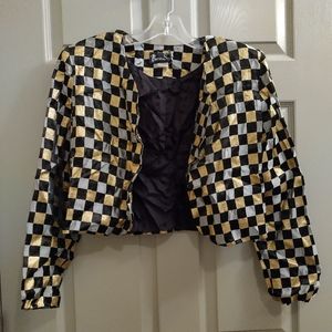 Vintage Barrie Stephens Checkerboard Jacket